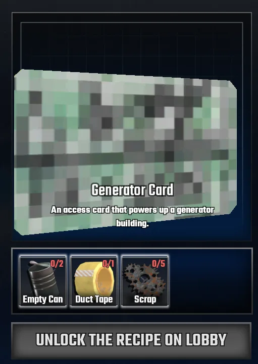Generator Card supplied game capture